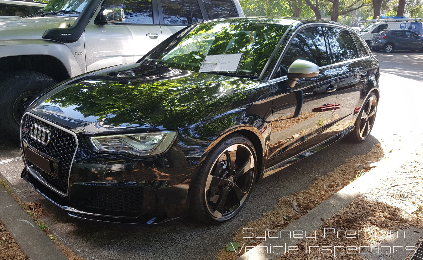 Audi RS3 Mobile Car Inspection