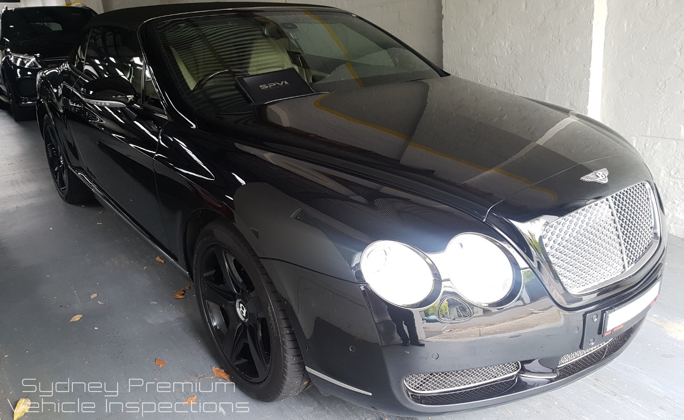 Bentley Continental Pre Purchase Inspection