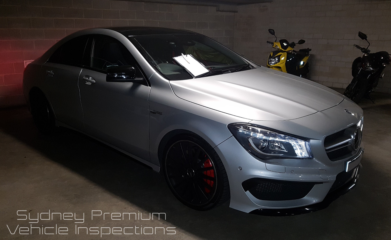 Mercedes CLA45 AMG Vehicle Inspection